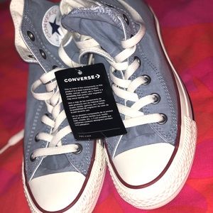 • BRAND NEW AUTHENTIC BLUE HIGH TOP CONVERSES •